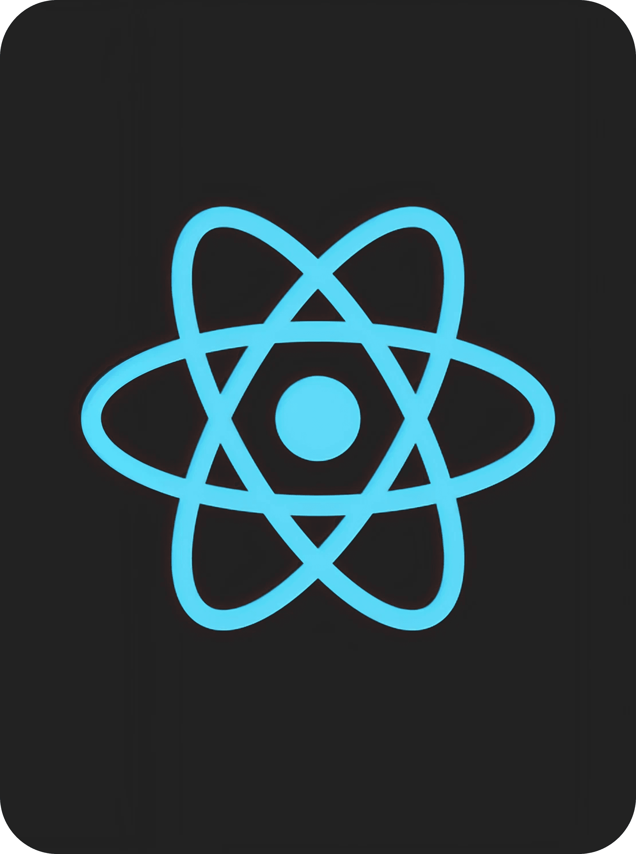 React Native dark themed logo